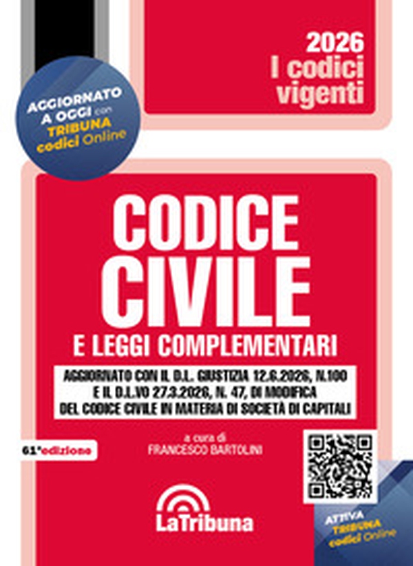 Codice civile e leggi complementari 2026 - Librerie.coop