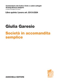 Art. 2313-2324. Società in accomandita semplice - Librerie.coop