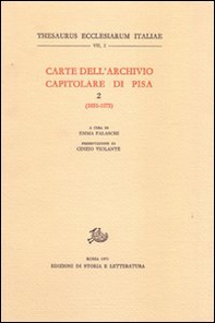 Carte dell'Archivio capitolare di Pisa - Vol. 2 - Librerie.coop