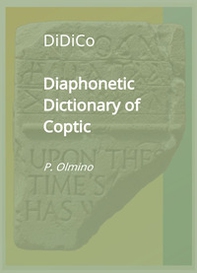 Diaphonetic dictionary of coptic - Librerie.coop