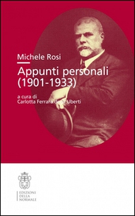 Michele Rosi. Appunti personali (1901-1933) - Librerie.coop