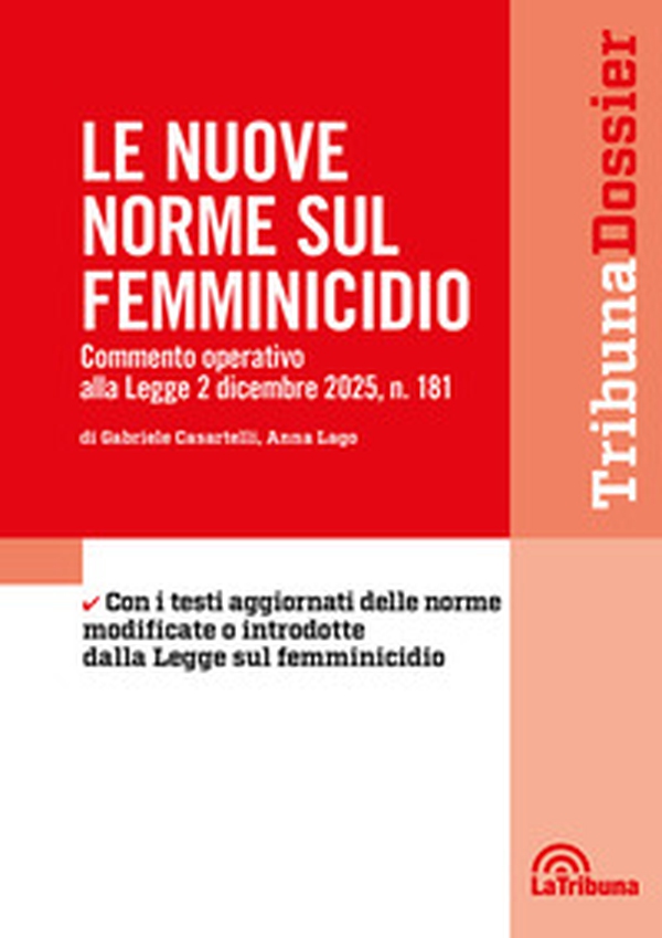 Le nuove norme sul femminicidio - Librerie.coop