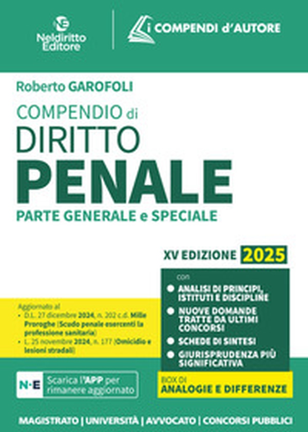 Compendio di diritto penale. Parte generale e speciale - Librerie.coop Compendio di diritto penale. Parte generale e speciale - Librerie.coop