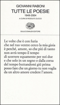 Tutte le poesie (1949-2004) - Librerie.coop