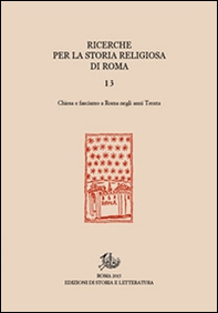 Ricerche per la storia religiosa di Roma - Vol. 13 - Librerie.coop