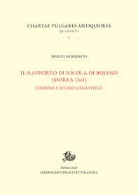 Il rapporto di Nicola di Bojano (Morea 1361) - Librerie.coop