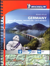 Germany. Benelux, Austria, Switzerland, Czech republic. Road atlas - Librerie.coop