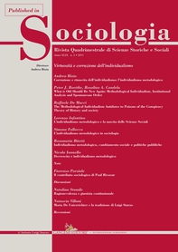 L'individualismo metodologico in sociologia - Librerie.coop L'individualismo metodologico in sociologia - Librerie.coop