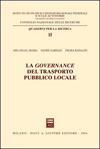 La governance del trasporto pubblico locale - Librerie.coop