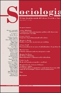 Sociologia. Rivista quadrimestrale di scienze storiche e sociali - Vol. 1 - Librerie.coop Sociologia. Rivista quadrimestrale di scienze storiche e sociali - Vol. 1 - Librerie.coop