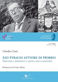 Leo Strauss lettore di Hobbes. Crisi della modernità e critica della religione - Librerie.coop