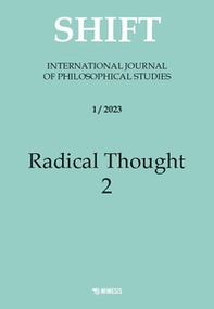 Shift. International journal of philosophical studies - Vol. 1 - Librerie.coop