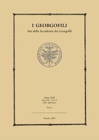 I Georgofili. Atti dell'Accademia dei Georgofili - Vol. 21 - Librerie.coop I Georgofili. Atti dell'Accademia dei Georgofili - Vol. 21 - Librerie.coop