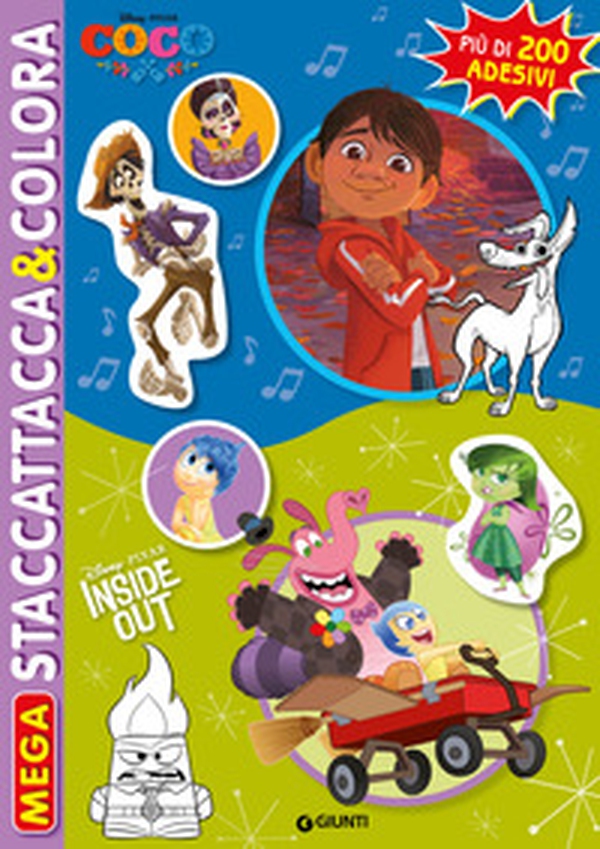 Il viaggio di Arlo-Inside Out-Big Hero 6-Coco. Mega. Staccattacca & colora. Con adesivi - Librerie.coop Il viaggio di Arlo-Inside Out-Big Hero 6-Coco. Mega. Staccattacca & colora. Con adesivi - Librerie.coop