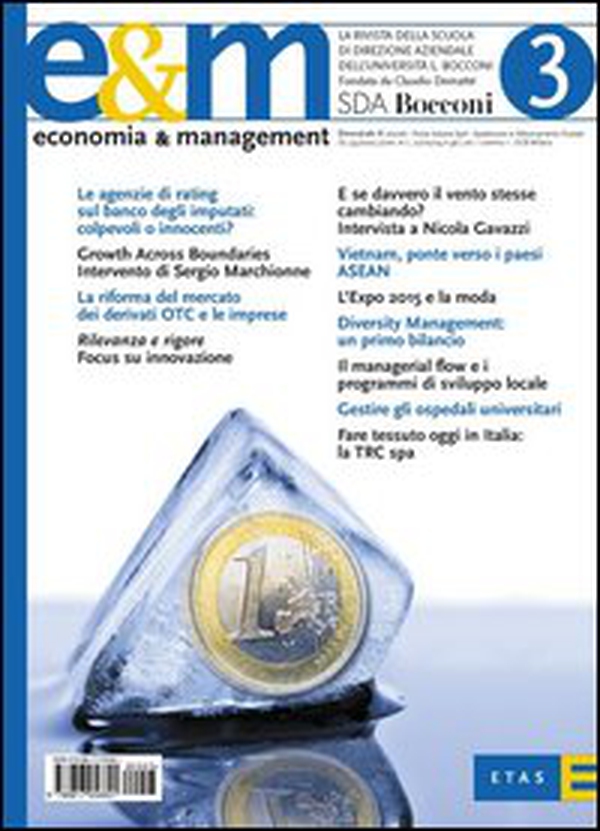 Economia & Management - Vol. 3 - Librerie.coop Economia & Management - Vol. 3 - Librerie.coop
