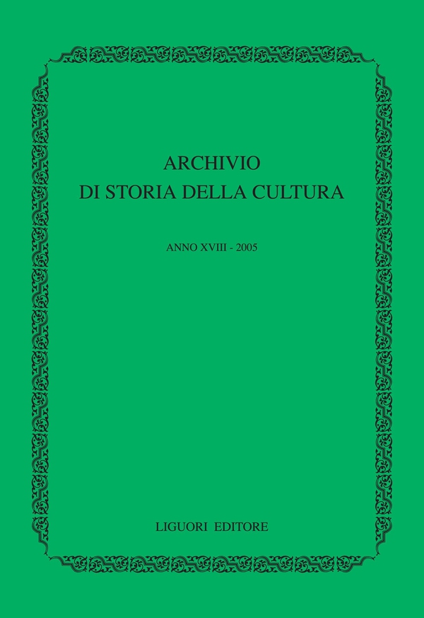 Archivio di storia della cultura - Librerie.coop Archivio di storia della cultura - Librerie.coop