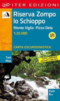 Riserva Zompo lo Schioppo. Monte Viglio. Pizzo Deta 1:25.000 - Librerie.coop