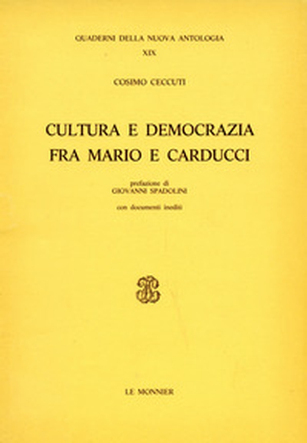 Cultura e democrazia fra Mario e Carducci - Librerie.coop Cultura e democrazia fra Mario e Carducci - Librerie.coop