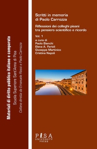 Scritti in memoria di Paolo Carrozza. Riflessioni dei colleghi pisani tra pensiero scientifico e ricordo - Librerie.coop Scritti in memoria di Paolo Carrozza. Riflessioni dei colleghi pisani tra pensiero scientifico e ricordo - Librerie.coop
