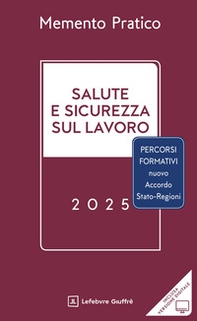 Memento salute e sicurezza sul lavoro 2025 - Librerie.coop