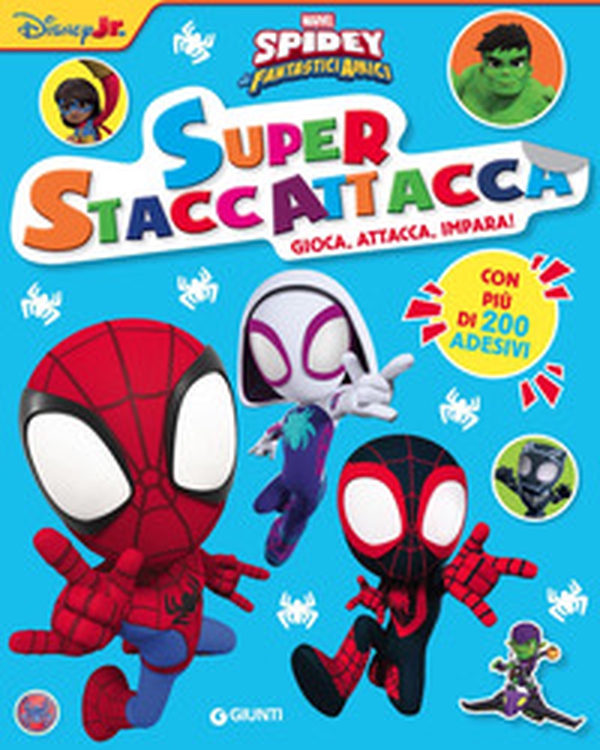 Spidey e i suoi fantastici amici. Superstaccattacca. Con adesivi - Librerie.coop
