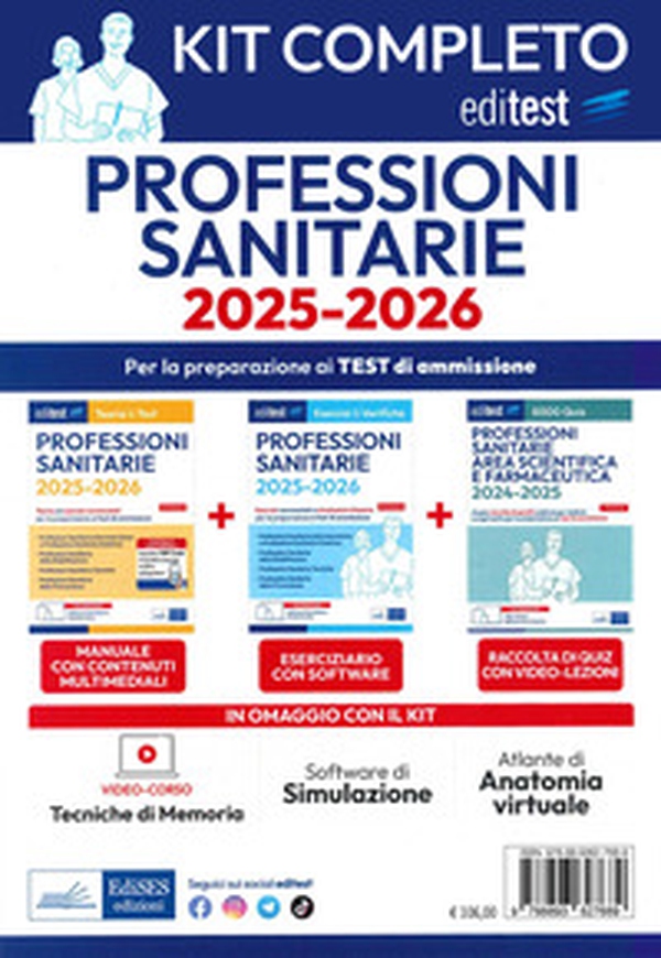 EdiTest. Kit test professioni sanitarie completo - Librerie.coop EdiTest. Kit test professioni sanitarie completo - Librerie.coop