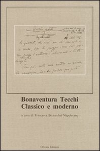 Bonaventura Tecchi classico e moderno - Librerie.coop