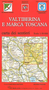 Val Tiberina e Marca Toscana. Carta escursionistica 1:50.000 - Librerie.coop