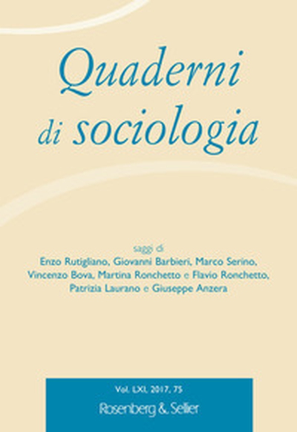 Quaderni di sociologia - Librerie.coop Quaderni di sociologia - Librerie.coop
