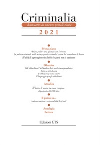 Criminalia. Annuario di scienze penalistiche - Vol. 16 - Librerie.coop