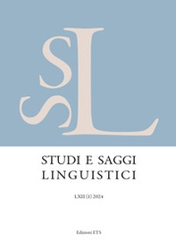 Studi e saggi linguistici - Vol. 1 - Librerie.coop