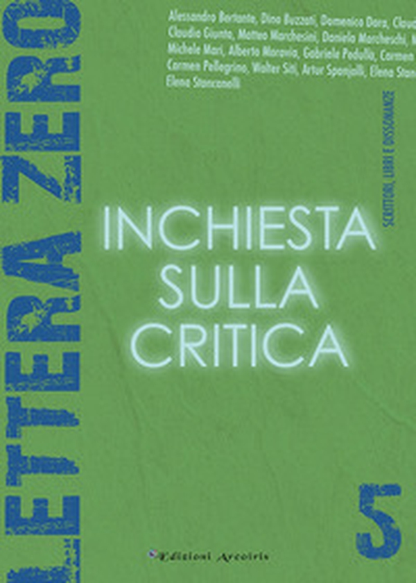 Lettera zero - Vol. 5 - Librerie.coop Lettera zero - Vol. 5 - Librerie.coop