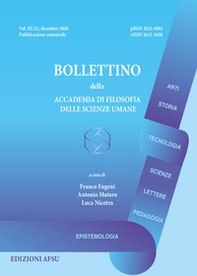 Bollettino della Accademia di filosofia delle scienze umane - Librerie.coop