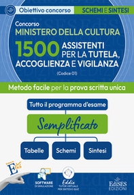 Concorso MIC 1500 Assistenti per la tutela, accoglienza e vigilanza: manuale di sintesi e schemi - Librerie.coop