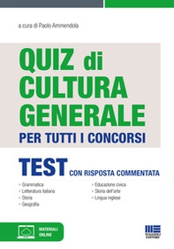 Quiz di cultura generale per tutti i concorsi - Librerie.coop