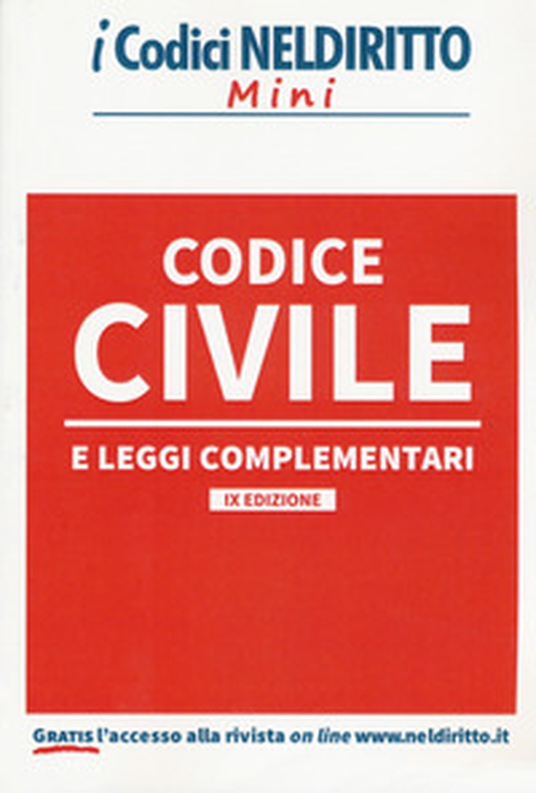 Codice civile e leggi complementari - Librerie.coop Codice civile e leggi complementari - Librerie.coop