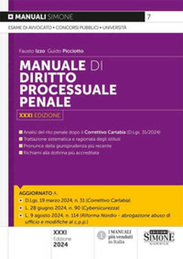 Manuale di diritto processuale penale - Librerie.coop Manuale di diritto processuale penale - Librerie.coop