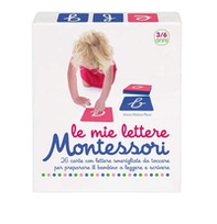 Le mie lettere Montessori. 26 carte con lettere smerigliate da toccare per preparare il bambino a leggere e scrivere - Librerie.coop