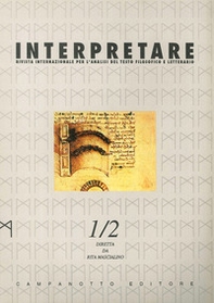 Interpretare. Studi, traduzioni, letture. Nuova serie - Librerie.coop