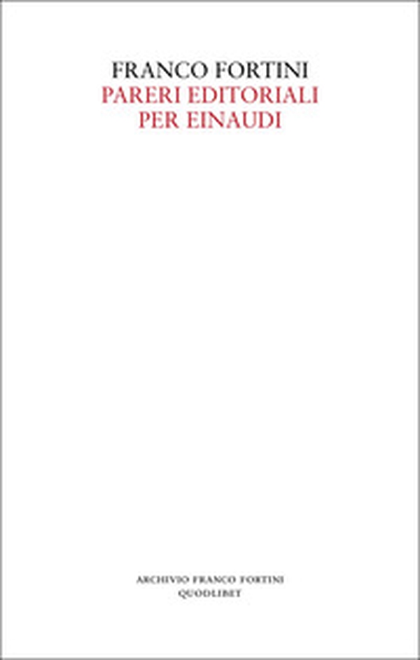 Pareri editoriali per Einaudi - Librerie.coop Pareri editoriali per Einaudi - Librerie.coop