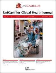 UGHJ. UniCamillus Global Health Journal - Vol. 9 - Librerie.coop