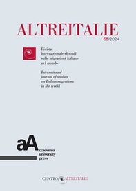 Altreitalie. Rivista internazionale di studi sulle popolazioni di origine italiana nel mondo - Vol. 68 - Librerie.coop Altreitalie. Rivista internazionale di studi sulle popolazioni di origine italiana nel mondo - Vol. 68 - Librerie.coop