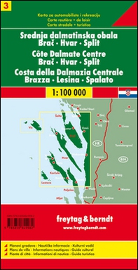 Costa Dalmata 3 1:100.000 - Librerie.coop