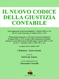 Il nuovo codice della giustizia contabile. Testo aggiornato al decreto legislativo 7 ottobre 2019, n. 114 (in G.U. Serie Generale 16 ottobre 2019, n. 243) - Librerie.coop Il nuovo codice della giustizia contabile. Testo aggiornato al decreto legislativo 7 ottobre 2019, n. 114 (in G.U. Serie Generale 16 ottobre 2019, n. 243) - Librerie.coop
