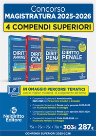 Concorso in Magistratura 2025-2026. Kit Compendio superiore di diritto penale parte generale + Compendio superiore di diritto penale parte speciale + Superiore di diritto civile + Compendio superiore di diritto amministrativo 2025-2026 - Librerie.coop Concorso in Magistratura 2025-2026. Kit Compendio superiore di diritto penale parte generale + Compendio superiore di diritto penale parte speciale + Superiore di diritto civile + Compendio superiore di diritto amministrativo 2025-2026 - Librerie.coop