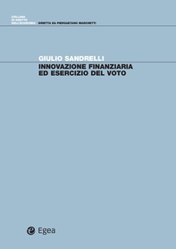 Innovazione finanziaria ed esercizio del voto - Librerie.coop