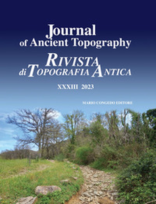 Journal of ancient topography-Rivista di topografia antica - Vol. 33 - Librerie.coop Journal of ancient topography-Rivista di topografia antica - Vol. 33 - Librerie.coop