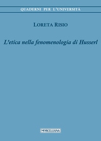 L'etica nella fenomenologia di Husserl - Librerie.coop