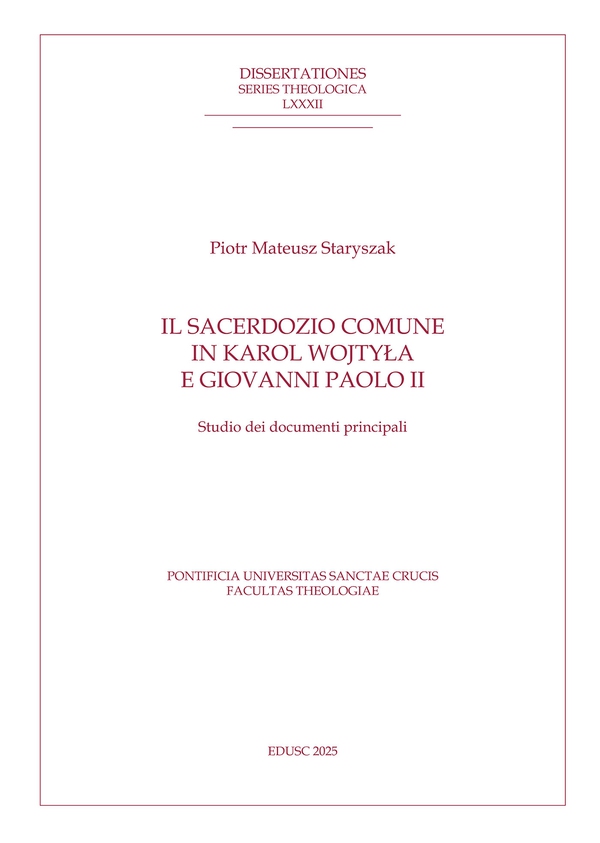 Il sacerdozio comune in Karol Wojtyla e Giovanni Paolo II - Librerie.coop Il sacerdozio comune in Karol Wojtyla e Giovanni Paolo II - Librerie.coop