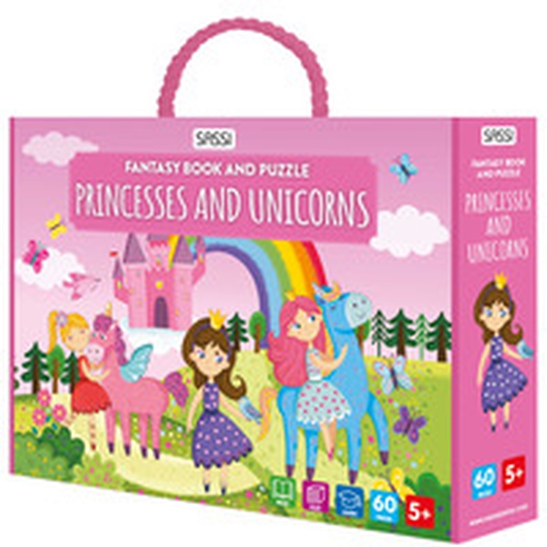 Princesses and unicorns. Shaped puzzle fantasy - Librerie.coop Princesses and unicorns. Shaped puzzle fantasy - Librerie.coop